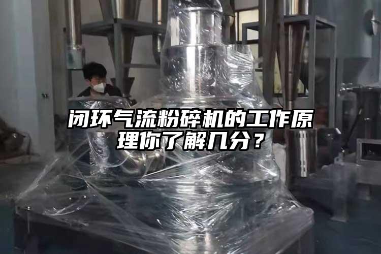 閉環(huán)氣流粉碎機(jī)的工作原理你了解幾分？